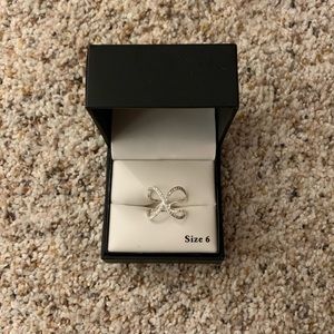 Criss Cross Silver Ring